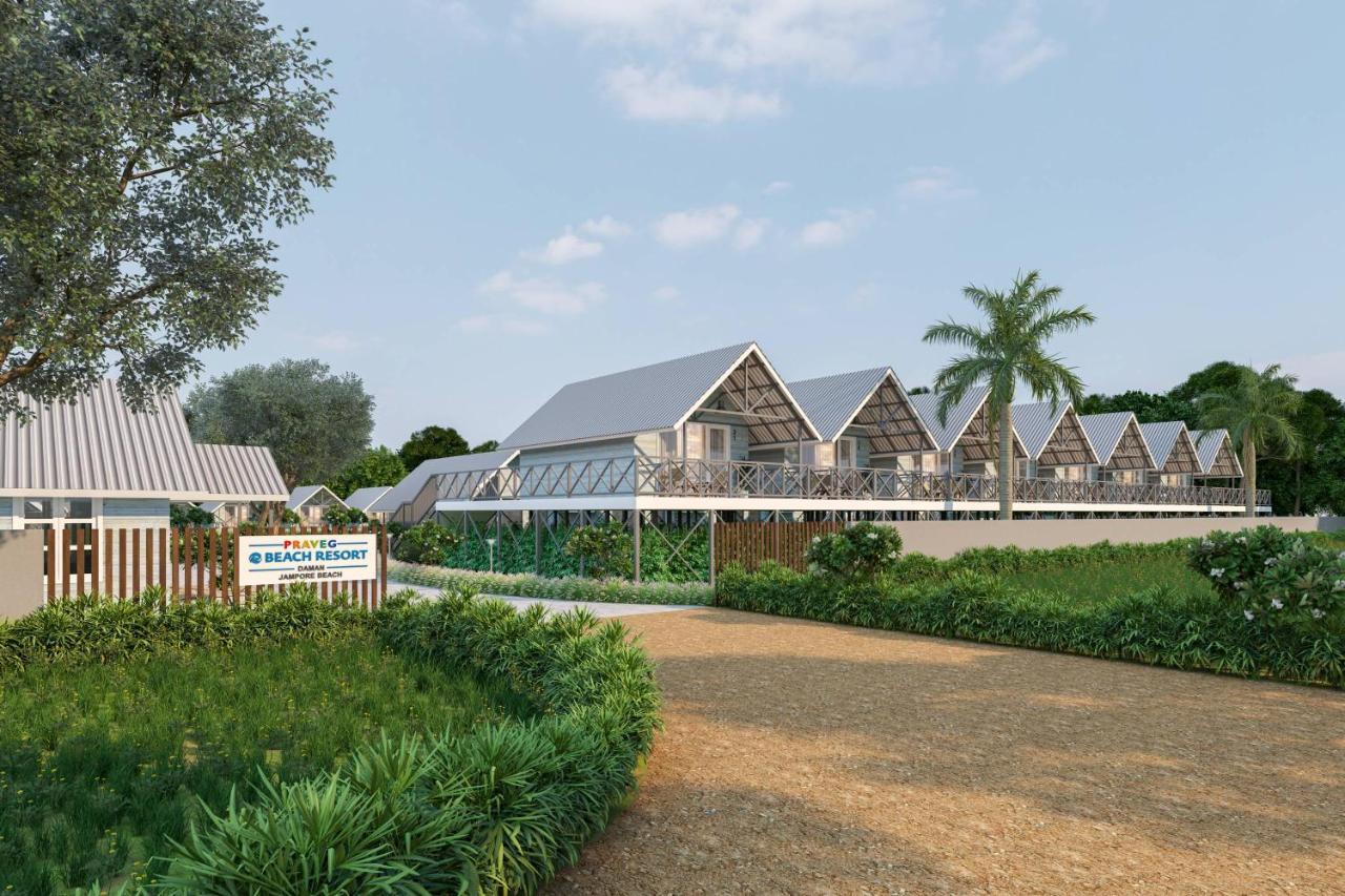 Praveg Beach Resort Daman, Jampore Beach Luaran gambar